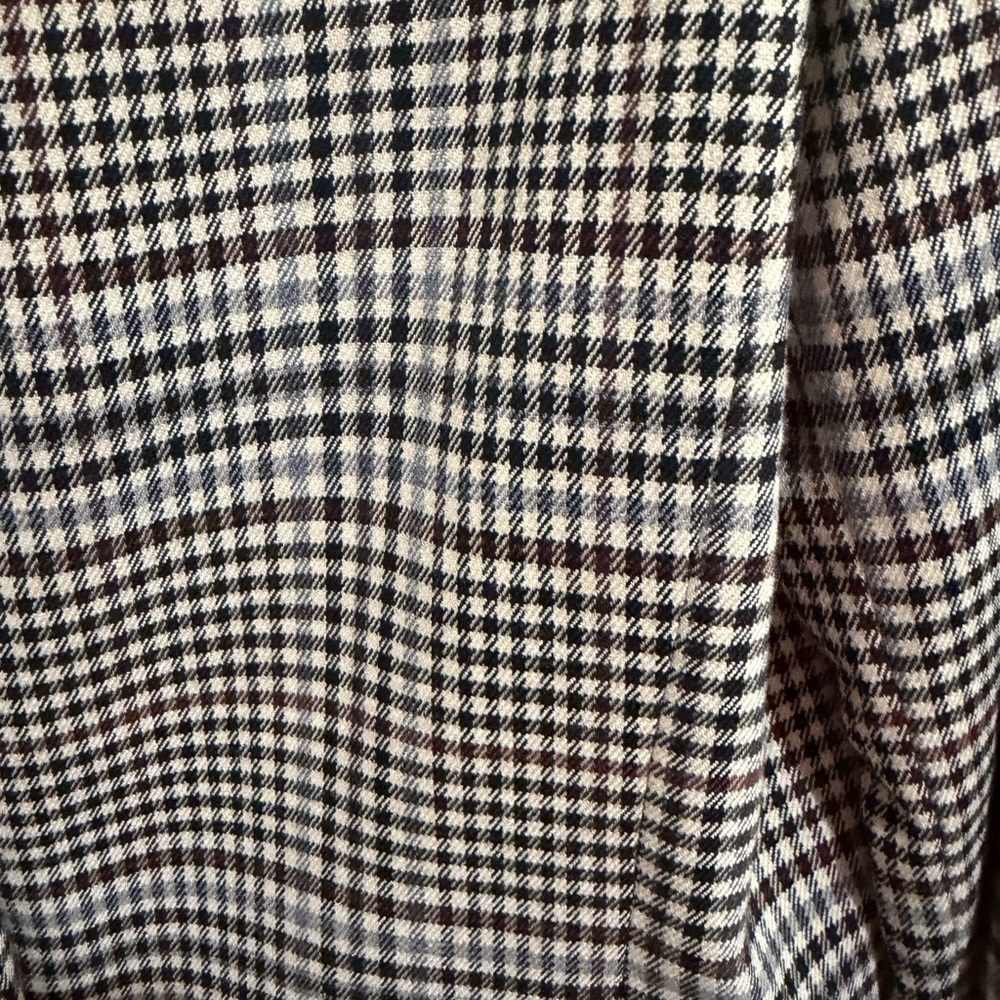 ANTONIO MELANI Checkered Double-Breasted Blazer - Picture 3 of 4